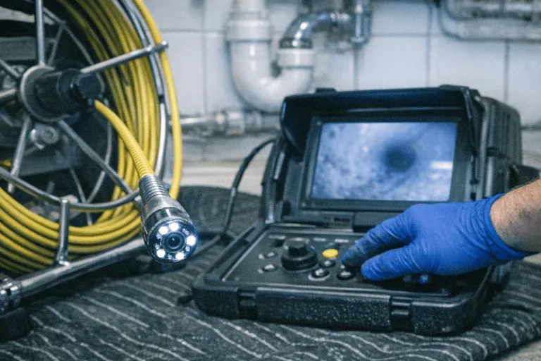 Moderne Inspektionstechnik mit digitaler Kanalkamera